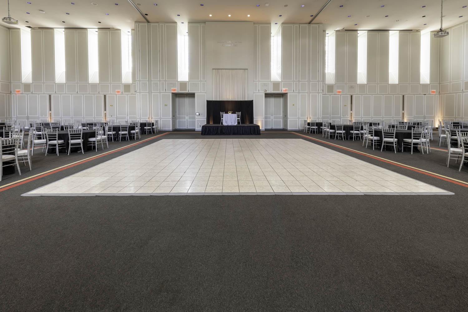 Center of Orem with a dance floor.