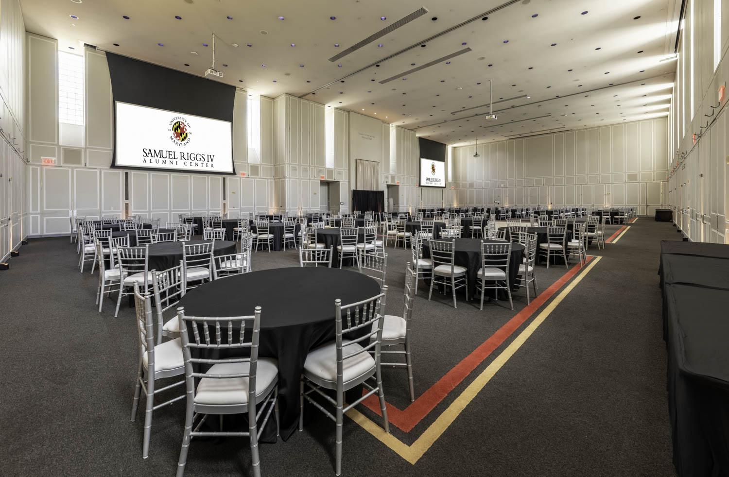All of Orem with Banquets, Chivari Chairs and Projectors.